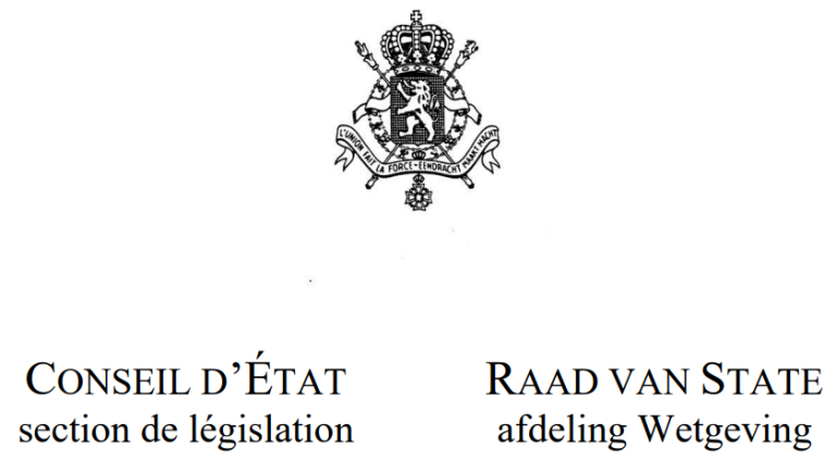 Avis du Conseil d'État sur le Règlement Régional d'Urbanisme "Good Living"